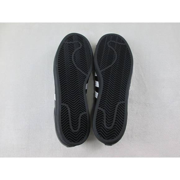 NEW Adidas Superstar Shoes Mens 10 Black White EG4959 Trefoil Sneakers 01 - Picture 12 of 13